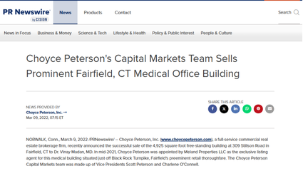 Choyce Peterson, Inc. - 309 Stillson Road, Fairfield, CT