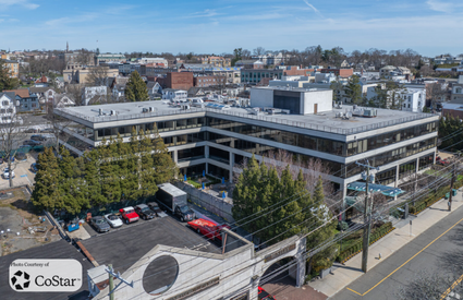 Commercial real estate in Greenwich CT featuring Class A office space at 55 Railroad Avenue