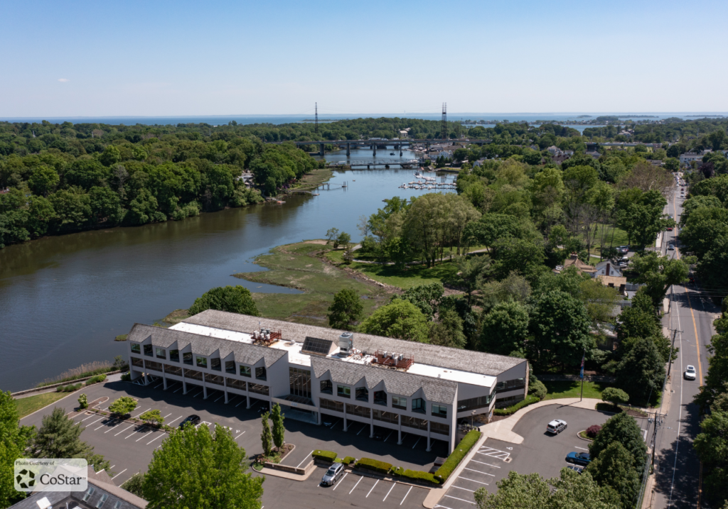 355 Riverside Avenue Westport Office Building Aerial View