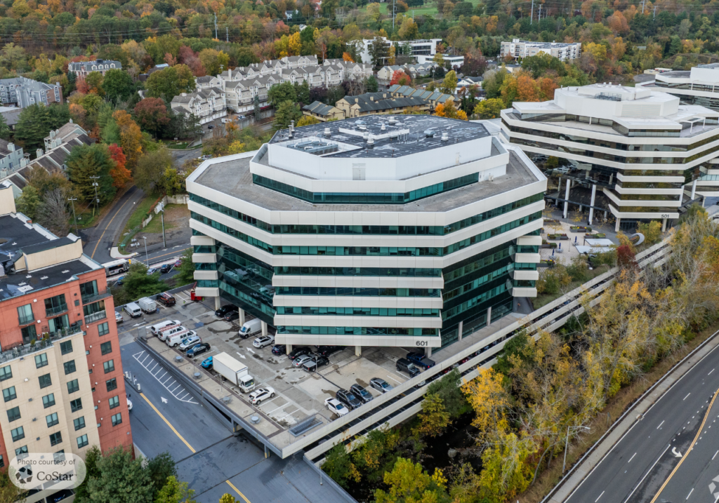 601 Merritt 7 Norwalk CT aerial view