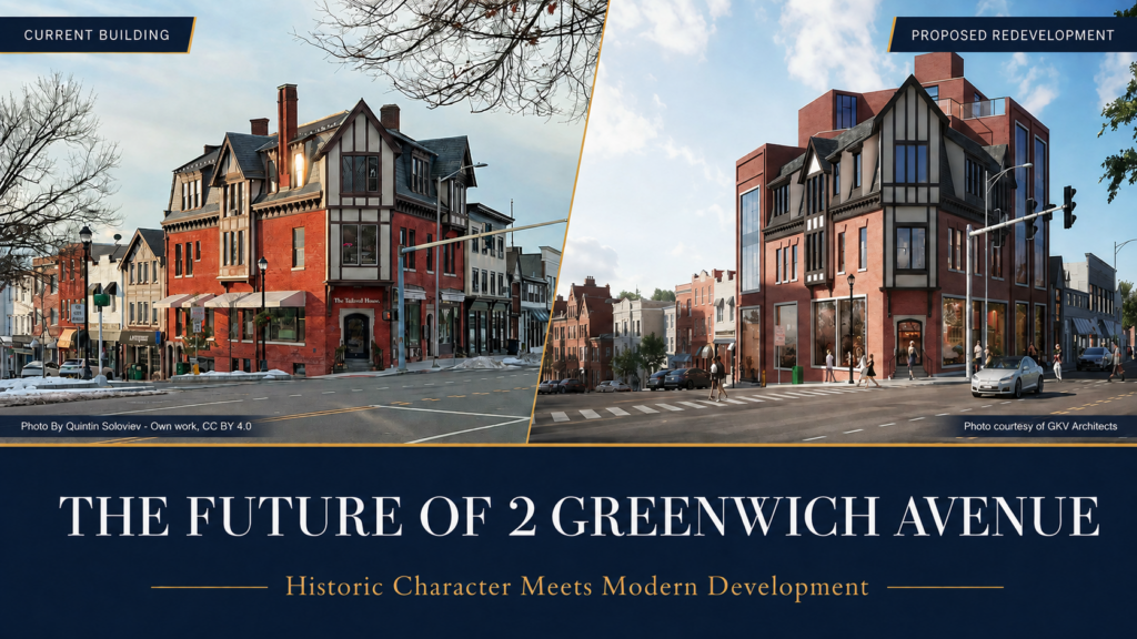 2 Greenwich Avenue Redevelopment in Greenwich CT