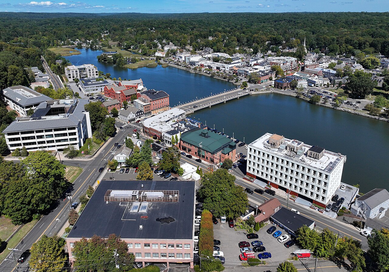 Westport CT Aerial View
